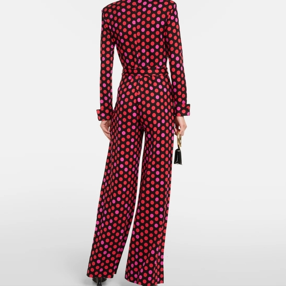 DVF Rosa wide leg jumpsuit 14 - Picture 4 of 9